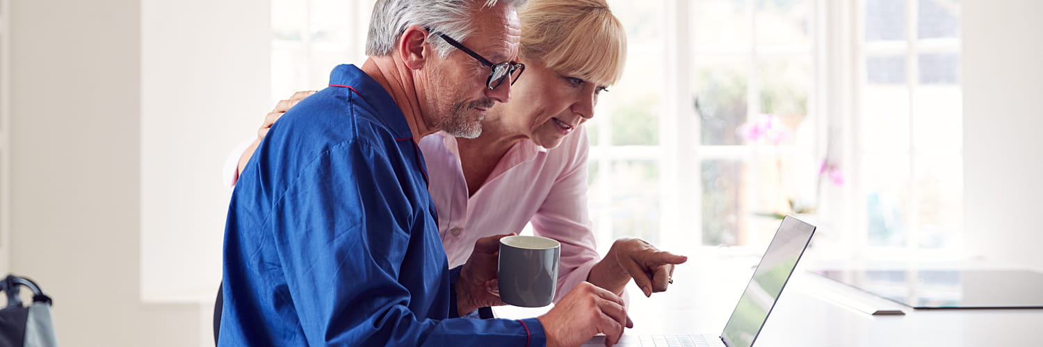 A couple works to understand if long-term care benefits are taxable.
